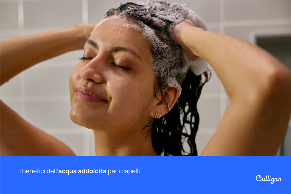 benefici acqua addolcita capelli