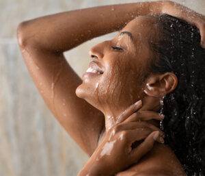 acqua addolcita per i capelli